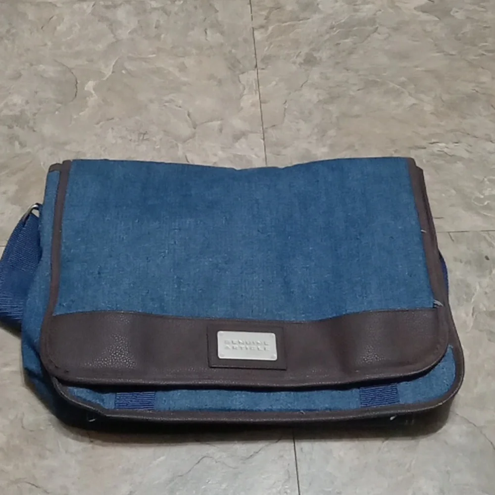 Genuine Article Denim Messenger Bag